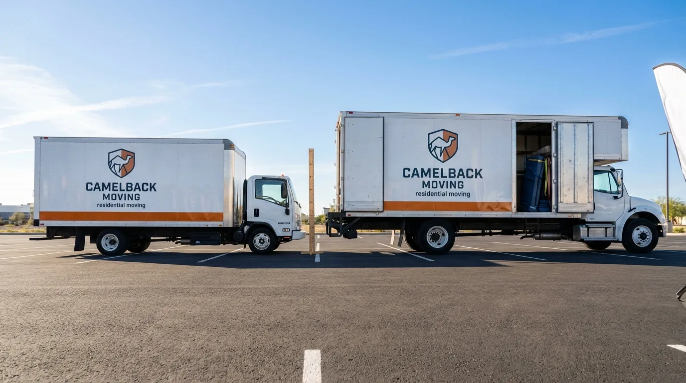 Moving truck size capacity guide in South Houston